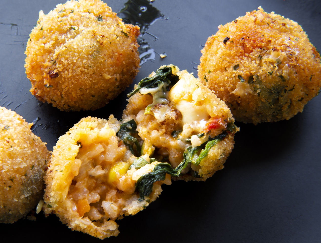 Air Fryer Risotto Balls